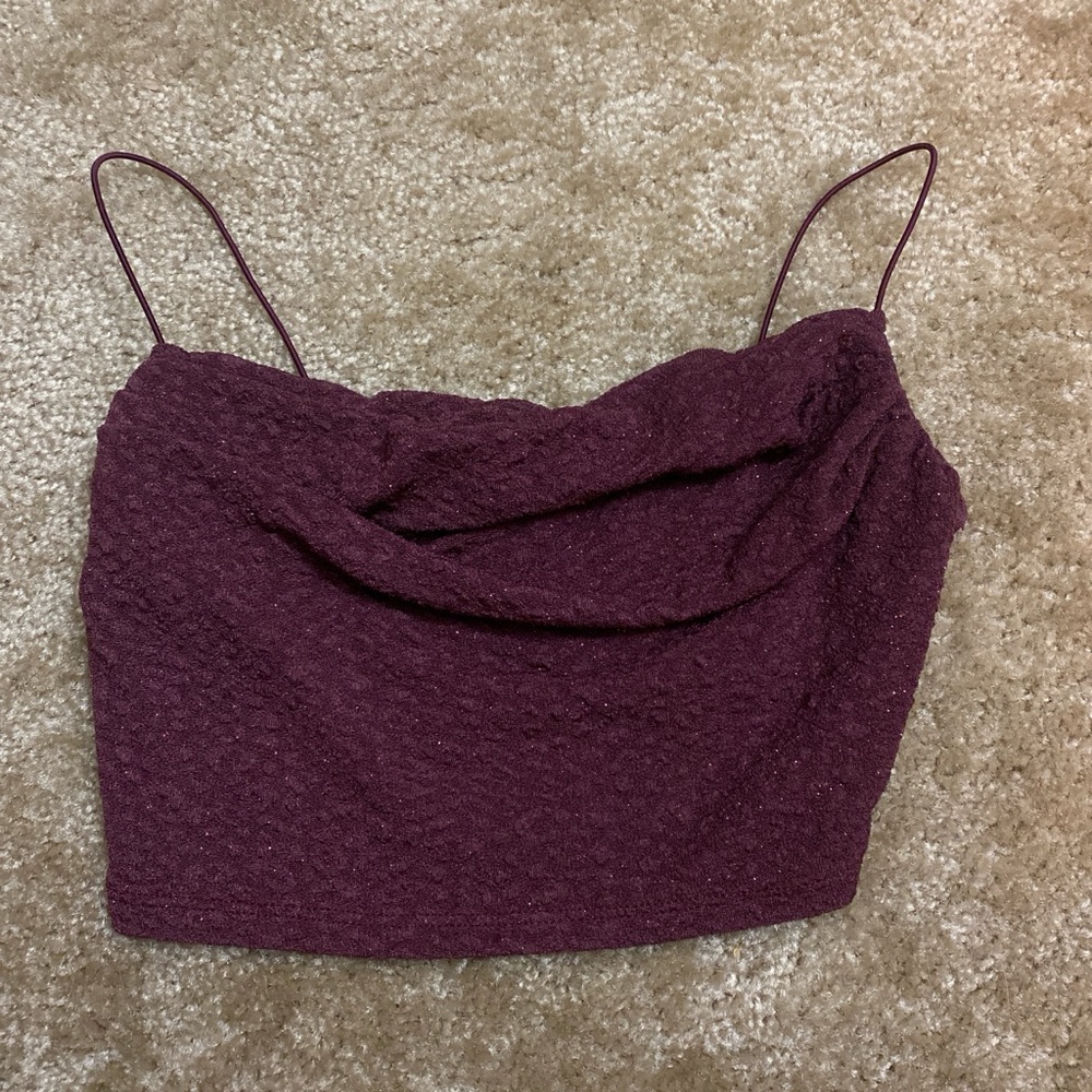 Windsor Burgundy Croptop